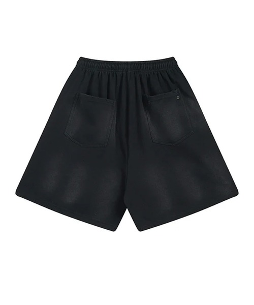 mushwear(マッシュウェア)の「【セットアップ対応】ヴィンテージハーフパンツ(スウェットパンツ・メンズ・アイボリー/ブラック・LARGE/X-LARGE/SMALL/MEDIUM)」の10枚目の写真