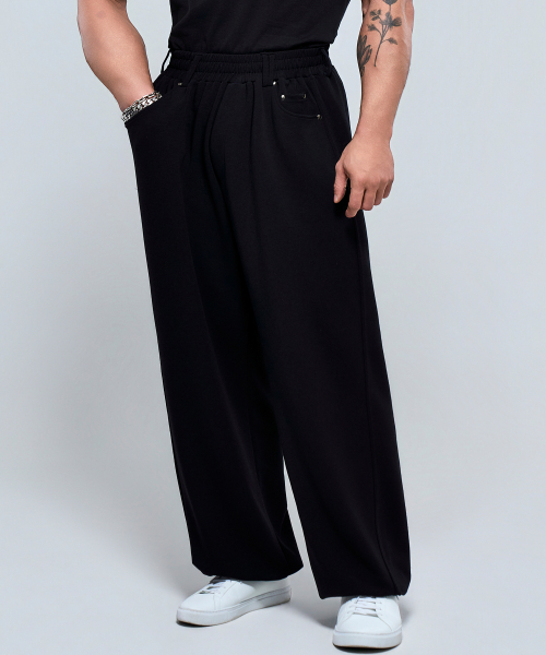 PHYSICAL GARMENTS（フィジカルガーメンツ）の「P2637 ベルトステッチパンツ[2COLOR]（その他パンツ・メンズ・チャコール/ブラック・1/2）」の6枚目の写真