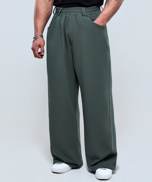 PHYSICAL GARMENTS（フィジカルガーメンツ）の「P2637 ベルトステッチパンツ[2COLOR]（その他パンツ・メンズ・チャコール/ブラック・1/2）」の13枚目の写真