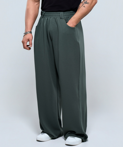 PHYSICAL GARMENTS（フィジカルガーメンツ）の「P2637 ベルトステッチパンツ[2COLOR]（その他パンツ・メンズ・チャコール/ブラック・1/2）」の21枚目の写真
