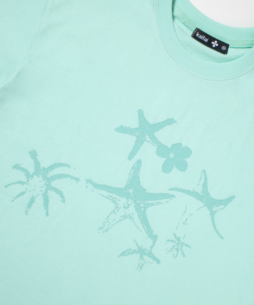 kaifai(カイファイ)の「オセル 半袖Tシャツ (ミント) K26QB226(Tシャツ/カットソー・レディース・その他・MEDIUM/LARGE/SMALL)」の2枚目の写真