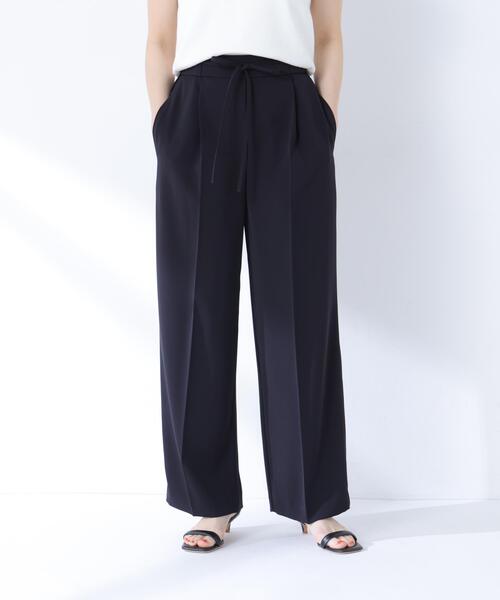 NATURAL BEAUTY BASIC（ナチュラルビューティーベーシック）の「ナローリボンイージパンツ（その他パンツ・レディース・ブラック/キャメル/オフホワイト・MEDIUM/P/S/SMALL）」の10枚目の写真
