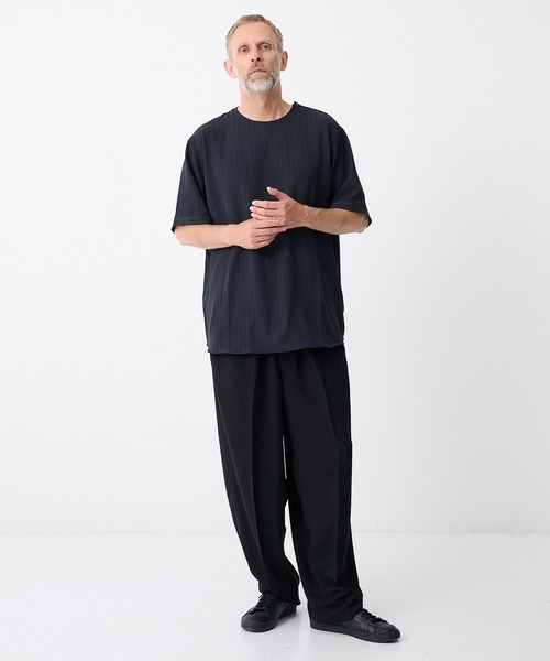 RAINMAKER(レインメーカー)の「【RAINMAKER/レインメーカー】PULL OVER S/S SHIRTEE/RM251-030(Tシャツ/カットソー・メンズ・ストライプ・3/4)」の3枚目の写真
