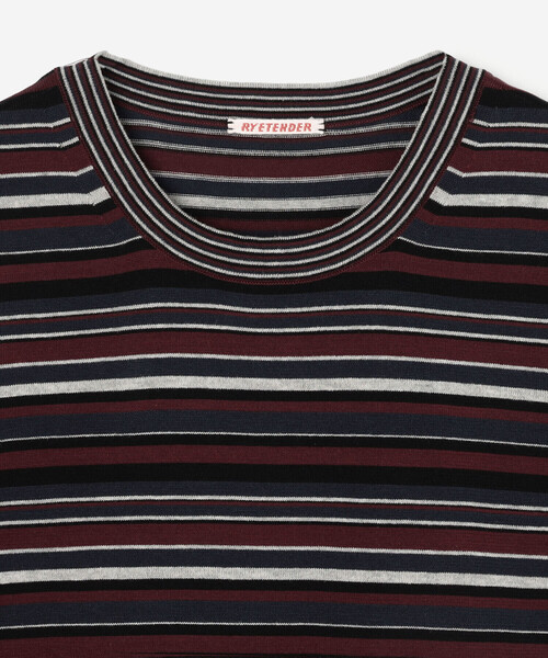 RYE TENDER(ライテンダー)の「RYE TENDER |〈別注〉ボーダー ノースリーブニット WOMEN(ニット/セーター・レディース・ブラウン系その他/グレー系その他・0)」の5枚目の写真