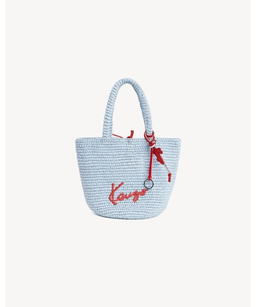 KENZO(ケンゾー)の「スモール バスケット イン ラフィア(メッセンジャーバッグ・レディース・ブルー系その他・ONE SIZE)」の2枚目の写真
