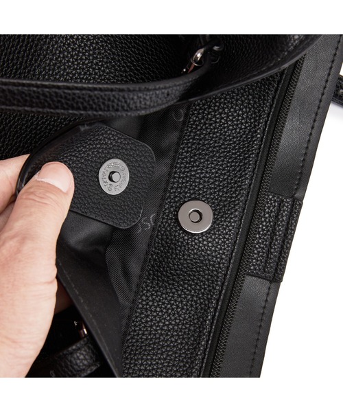 GUSCIO(グッシオ)の「【グッシオベーシック】ビジネストートバッグ 通勤通学(ビジネスバッグ・レディース・ダークブラウン/ブラック/ネイビー/グレイッシュベージュ・FREE)」の8枚目の写真