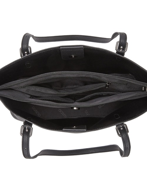 GUSCIO(グッシオ)の「【グッシオベーシック】ビジネストートバッグ 通勤通学(ビジネスバッグ・レディース・ダークブラウン/ブラック/ネイビー/グレイッシュベージュ・FREE)」の6枚目の写真