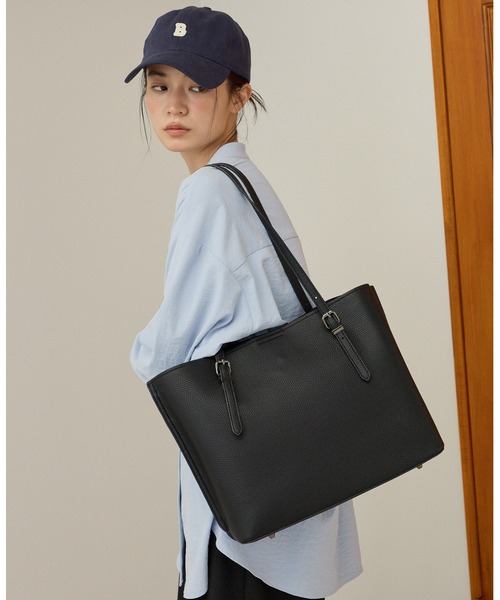 GUSCIO(グッシオ)の「【グッシオベーシック】ビジネストートバッグ 通勤通学(ビジネスバッグ・レディース・ダークブラウン/ブラック/ネイビー/グレイッシュベージュ・FREE)」の15枚目の写真
