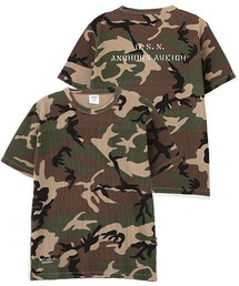 MINI WAFFLE C-NECK T-SHIRT "U.S.N." / ミニワッフル クルーネック 半袖 Tシャツ / AVIREX / アヴィレックス