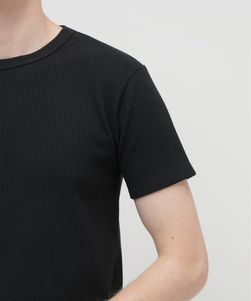 AVIREX(アヴィレックス)の「MINI WAFFLE C-NECK T-SHIRT "U.S.N." / ミニワッフル クルーネック 半袖 Tシャツ / AVIREX / アヴィレックス(Tシャツ/カットソー・メンズ・ホワイト/グリーン系カモフラージュ/ブラック・LARGE/MEDIUM/SMALL/X-LARGE)」の18枚目の写真