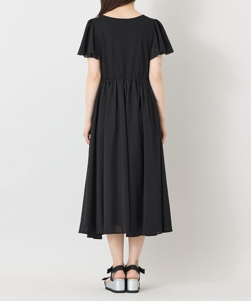 TO BE CHIC(トゥー ビー シック)の「シルケットジャージ ドッキングワンピース(ワンピース・レディース・ブラック・40)」の5枚目の写真