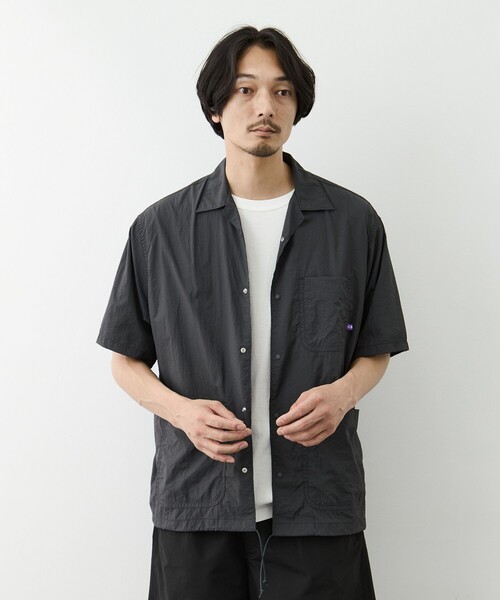 THE NORTH FACE PURPLE LABEL(ザ ノースフェイス パープルレーベル)の「【THE NORTH FACE Purple Label /ザ・ノース・フェイス パープルレーベル】Nylon Taffeta Field S/S Shirt(シャツ/ブラウス・メンズ・ベージュ/ブラック・M/L)」の3枚目の写真