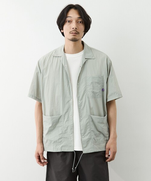 THE NORTH FACE PURPLE LABEL(ザ ノースフェイス パープルレーベル)の「【THE NORTH FACE Purple Label /ザ・ノース・フェイス パープルレーベル】Nylon Taffeta Field S/S Shirt(シャツ/ブラウス・メンズ・ベージュ/ブラック・M/L)」の12枚目の写真