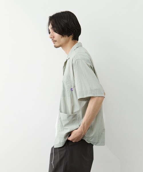 THE NORTH FACE PURPLE LABEL(ザ ノースフェイス パープルレーベル)の「【THE NORTH FACE Purple Label /ザ・ノース・フェイス パープルレーベル】Nylon Taffeta Field S/S Shirt(シャツ/ブラウス・メンズ・ベージュ/ブラック・M/L)」の13枚目の写真
