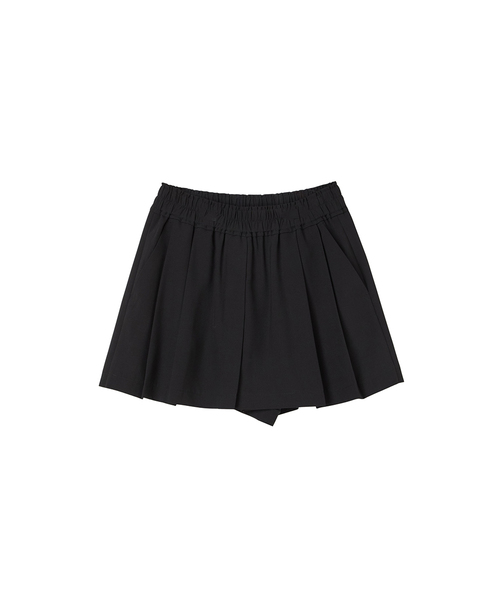 LAP（ラップ）の「ポリスパンバンディングショートパンツ AS2WP561（その他パンツ・レディース・ベージュ/ブラック・FREE）」の2枚目の写真
