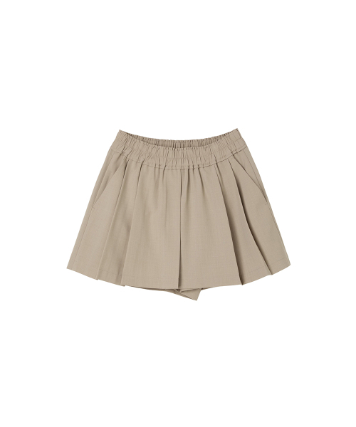 LAP（ラップ）の「ポリスパンバンディングショートパンツ AS2WP561（その他パンツ・レディース・ベージュ/ブラック・FREE）」の7枚目の写真