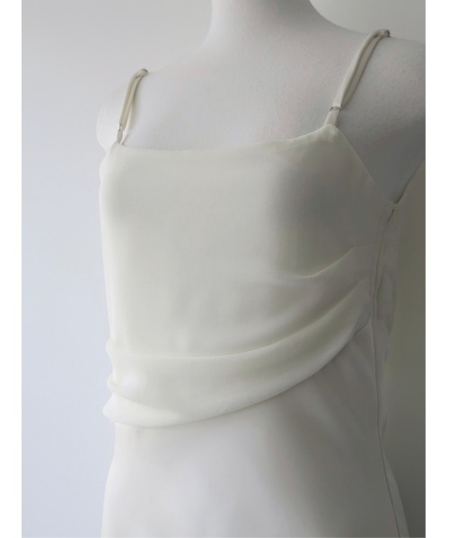 celon（セロン）の「minimalist pleated long dress（ワンピース・レディース・アイボリー・FREE）」の3枚目の写真