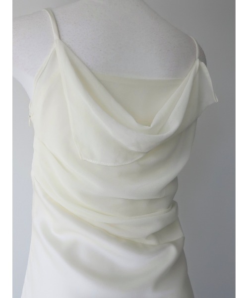 celon（セロン）の「minimalist pleated long dress（ワンピース・レディース・アイボリー・FREE）」の2枚目の写真