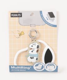 SNOOPY×OLD BETTY'S（スヌーピーカケルオールドベティーズ）の「スヌーピー【SNOOPY】SNGG-36 ピーナッツ スヌーピー マルチリングプラス シリコンブレスレット（スマホグッズ）」