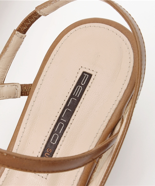 PELLICO（ペリーコ）の「【PELLICO SUNNY】表革コルクウェッジ（サンダル・レディース・ライトブラウン・36/37/38/35）」の9枚目の写真