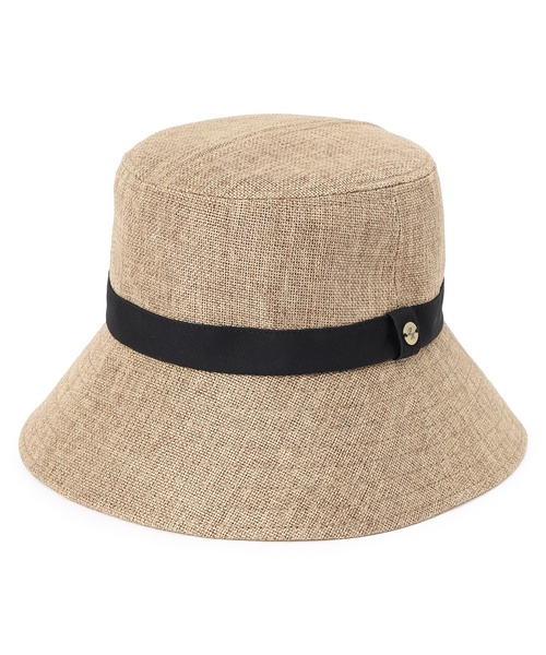 Petit Honfleur(プチオンフルール)の「ロゴモチーフ付きパッカブルハット【UVカット・遮光・遮熱】(ハット・レディース・ブラウン/ベージュ・フリー)」の13枚目の写真