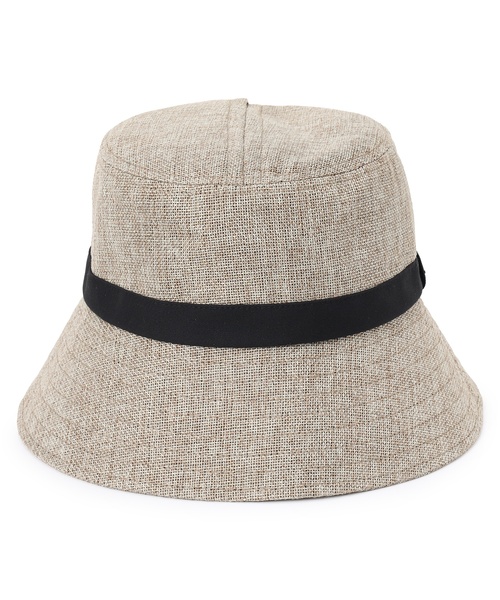 Petit Honfleur(プチオンフルール)の「ロゴモチーフ付きパッカブルハット【UVカット・遮光・遮熱】(ハット・レディース・ブラウン/ベージュ・フリー)」の18枚目の写真