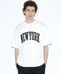ワッペンロゴ半袖Tシャツ