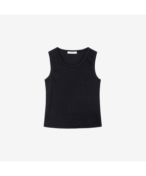 MIND BRIDGE WOMEN(マインドブリッジウーマン)の「ゴルジ袖なしトップス M1TS3201(Tシャツ/カットソー・レディース・ブラック/ホワイト/グレー・55/66)」の1枚目の写真