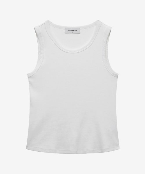 MIND BRIDGE WOMEN(マインドブリッジウーマン)の「ゴルジ袖なしトップス M1TS3201(Tシャツ/カットソー・レディース・ブラック/ホワイト/グレー・55/66)」の4枚目の写真