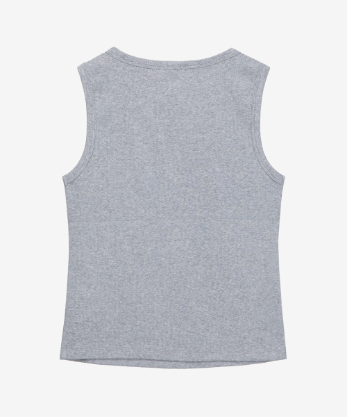 MIND BRIDGE WOMEN(マインドブリッジウーマン)の「ゴルジ袖なしトップス M1TS3201(Tシャツ/カットソー・レディース・ブラック/ホワイト/グレー・55/66)」の7枚目の写真