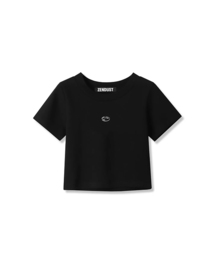 ZENDUST（ジェンダスト）の「Zendust Signature Crop T-shirt - 2COL（Tシャツ/カットソー）」