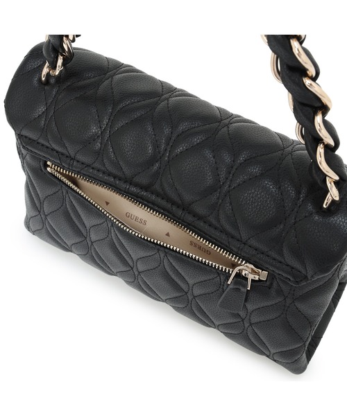 Guess(ゲス)の「MAXINE Flap Crossbody ショルダーバッグ(ショルダーバッグ・レディース・オフホワイト/ライトイエロー/ブラック・ONE SIZE)」の12枚目の写真