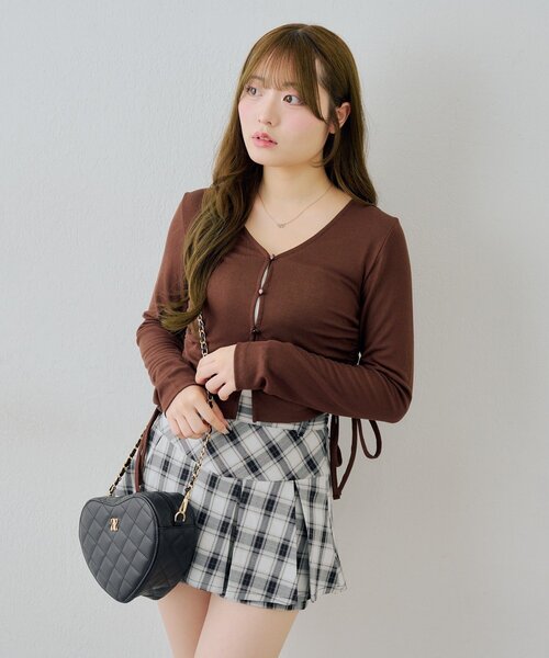 continuer de NICE CLAUP(コンティニューデナイスクラップ)の「イヴ2WAYショルダー(ショルダーバッグ・レディース・ブラック/レッド/アイボリー・FREE)」の6枚目の写真