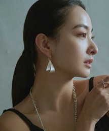 YArKA（ヤーカ）の「【YArKA/ヤーカ】surface processing drops of air motif earring(pierce) [ftdtf14] / 空気の滴ピアス（ピアス（両耳用））」