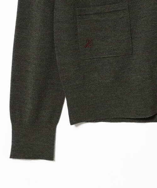 Demi-Luxe BEAMS(デミルクス ビームス)の「AK+1 / 16ゲージ Vネック カーディガン(ニット/セーター・レディース・グリーン系その他5/ブラウン・ONE SIZE)」の20枚目の写真