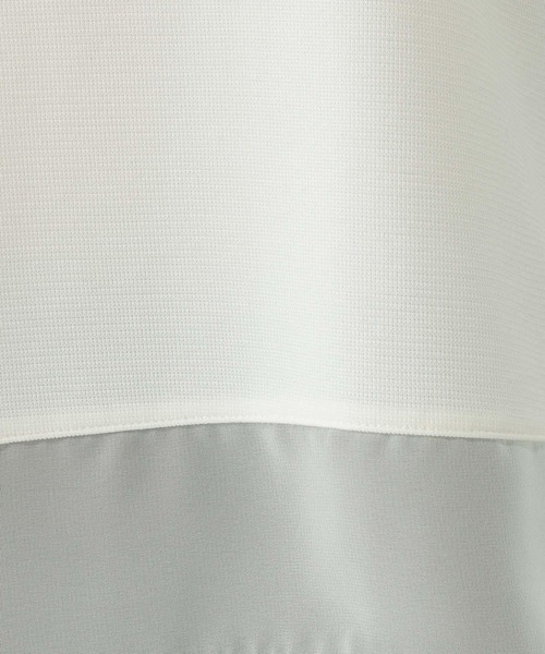 GLOBAL WORK(グローバルワーク)の「ひんやり涼しい/フローズンバルーンスリーブ6分袖/712989(Tシャツ/カットソー・レディース・ブラック/アイボリー・LARGE/MEDIUM)」の4枚目の写真
