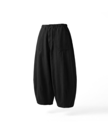 ANGLAN（アングラン）の「Herringbone Fatigue Balloon Pants - Black（その他パンツ）」