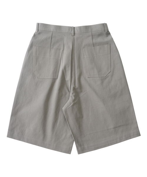 ANALOG MOOD(アナログムード)の「コットンワンタックバミューダパンツ(グレー)(その他パンツ・メンズ・その他・MEDIUM/LARGE)」の3枚目の写真
