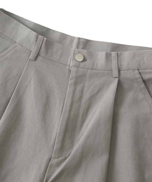 ANALOG MOOD(アナログムード)の「コットンワンタックバミューダパンツ(グレー)(その他パンツ・メンズ・その他・MEDIUM/LARGE)」の5枚目の写真