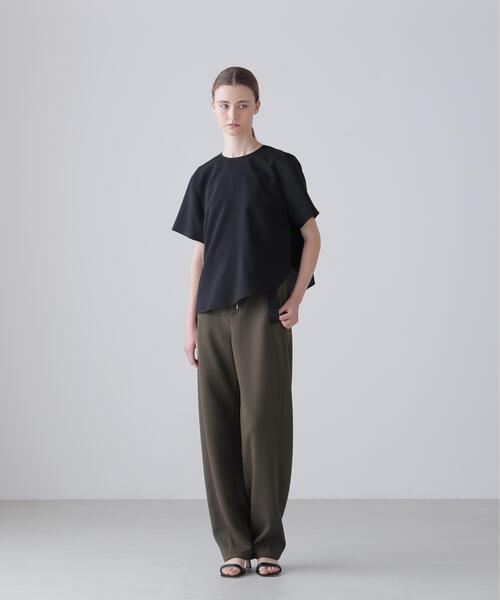 ADORE（アドーア）の「◆ドライポプリンブラウス（シャツ/ブラウス・レディース・ブラック/ホワイト・38）」の6枚目の写真