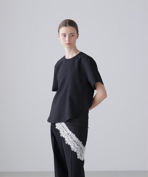 ADORE（アドーア）の「◆ドライポプリンブラウス（シャツ/ブラウス・レディース・ブラック/ホワイト・38）」の7枚目の写真