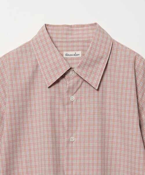 Steven Alan(スティーブンアラン)の「<Steven Alan>コットン ミニ チェック シャツ(シャツ/ブラウス・レディース・ケリーグリーン/グレー/ライトピンク・S/M/L)」の10枚目の写真