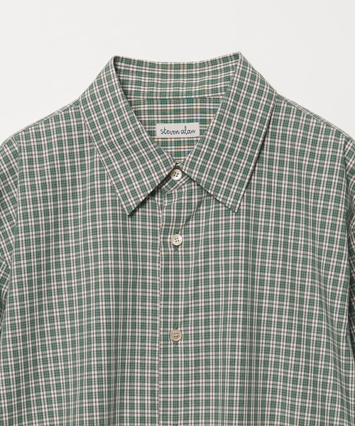 Steven Alan(スティーブンアラン)の「<Steven Alan>コットン ミニ チェック シャツ(シャツ/ブラウス・レディース・ケリーグリーン/グレー/ライトピンク・S/M/L)」の13枚目の写真