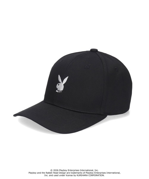 PLAYBOY(プレイボーイ)の「PLAYBOY 6PANEL CAP / プレイボーイ(キャップ・レディース・ピンク/ブラック×ホワイト・57~59cm)」の8枚目の写真