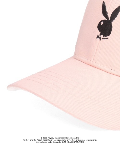PLAYBOY(プレイボーイ)の「PLAYBOY 6PANEL CAP / プレイボーイ(キャップ・レディース・ピンク/ブラック×ホワイト・57~59cm)」の17枚目の写真