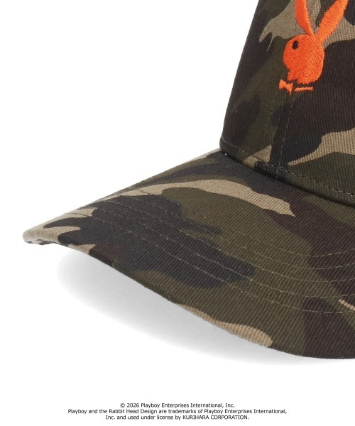 PLAYBOY(プレイボーイ)の「PLAYBOY 6PANEL CAP / プレイボーイ(キャップ・レディース・ピンク/ブラック×ホワイト・57~59cm)」の20枚目の写真