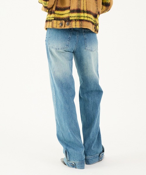 FTW(エフティダブリュー)の「CUFFS DENIM(デニムパンツ・レディース・インディゴブルー/グレー・SMALL/MEDIUM)」の7枚目の写真