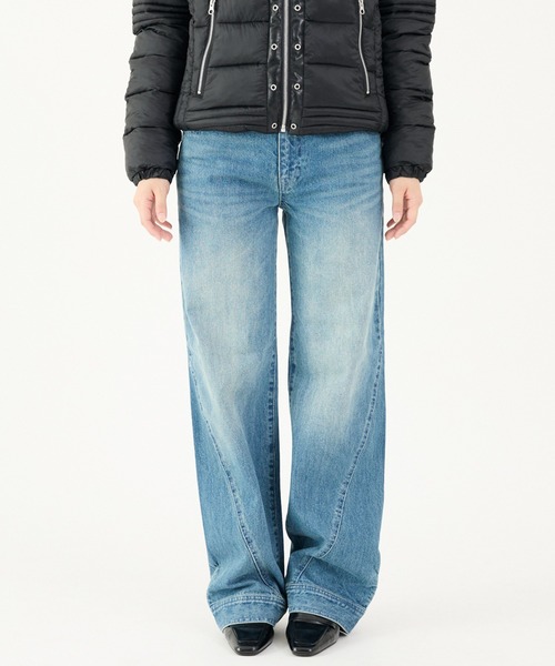 FTW(エフティダブリュー)の「CUFFS DENIM(デニムパンツ・レディース・インディゴブルー/グレー・SMALL/MEDIUM)」の11枚目の写真