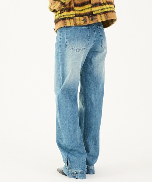 FTW(エフティダブリュー)の「CUFFS DENIM(デニムパンツ・レディース・インディゴブルー/グレー・SMALL/MEDIUM)」の6枚目の写真