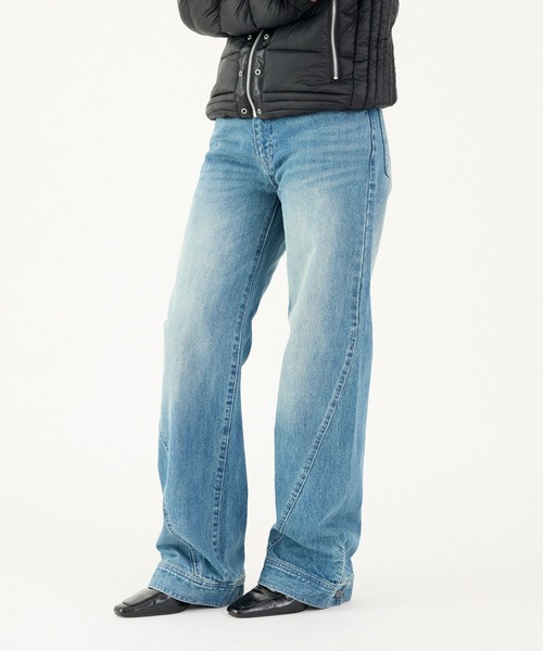 FTW(エフティダブリュー)の「CUFFS DENIM(デニムパンツ・レディース・インディゴブルー/グレー・SMALL/MEDIUM)」の15枚目の写真
